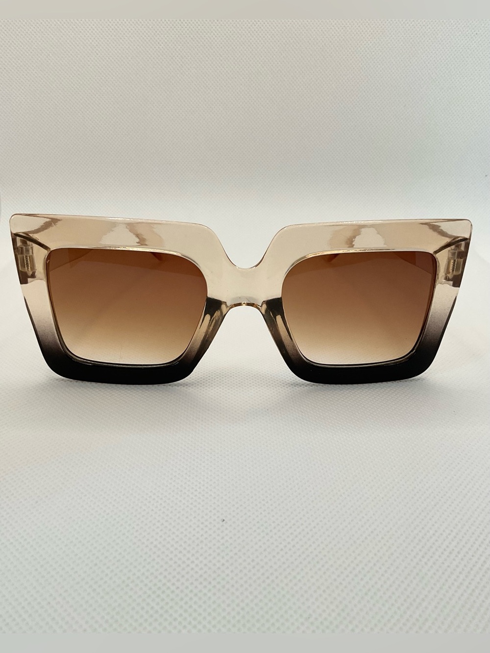 Trendy Gradient Square Frame Sunglasses | MayZai Boutique